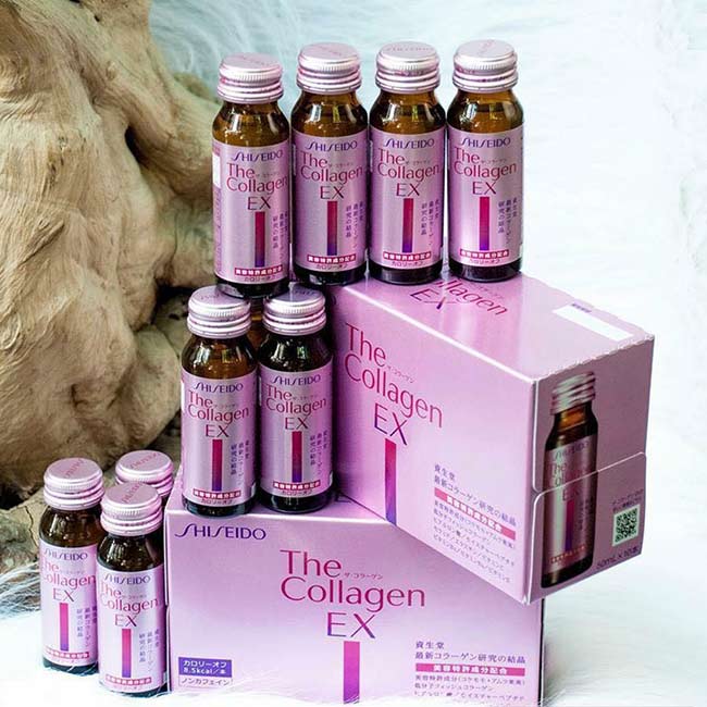 Collagen uống Shiseido The Collagen Ex 50ml x 10 chai giúp chị em phụ nữ kéo dài tuổi thanh xuân