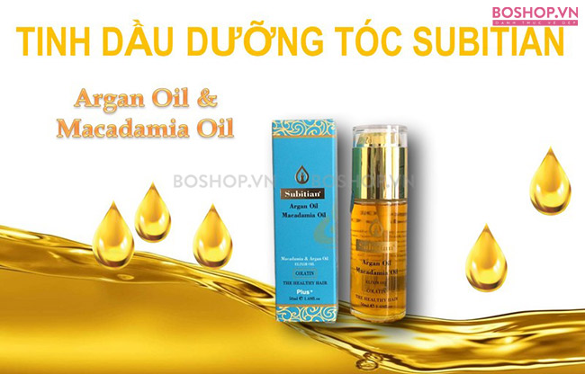 Dầu dưỡng tóc Subitian Macadamia & Argan Oil 50ml