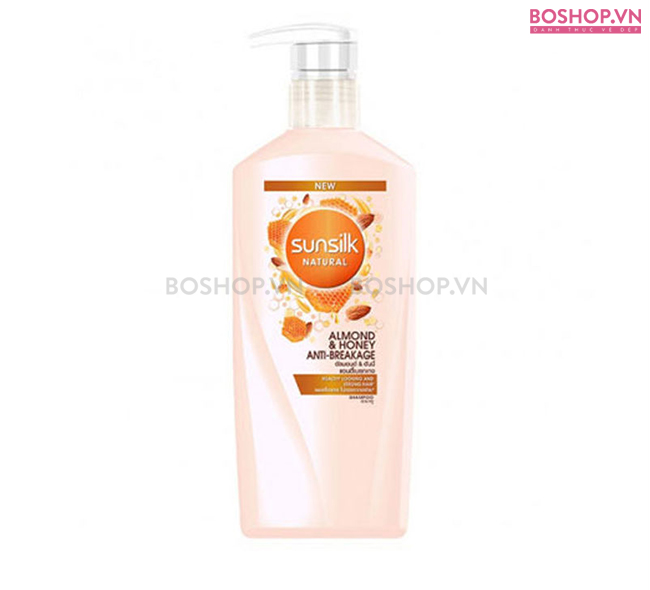 Dầu gội Sunsilk Natural Almond & Honey Anti-Breakage 450ml