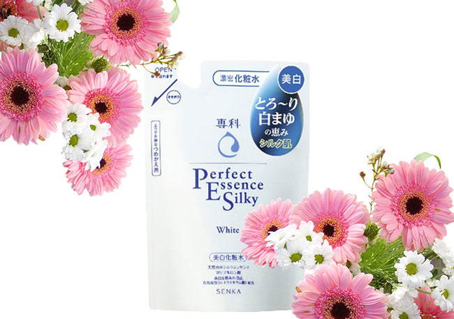 Essence dưỡng trắng Senka Perfect Silky White Refill 180ml