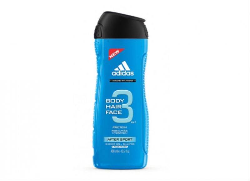 Gel tắm gội và rửa mặt Adidas 3 In 1 After Sport 400ml