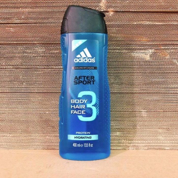 Gel tắm gội và rửa mặt Adidas 3 In 1 After Sport 400ml an toàn cho da