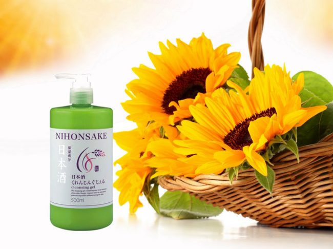 Gel tẩy trang Nihonsake Rượu Sake 500ml