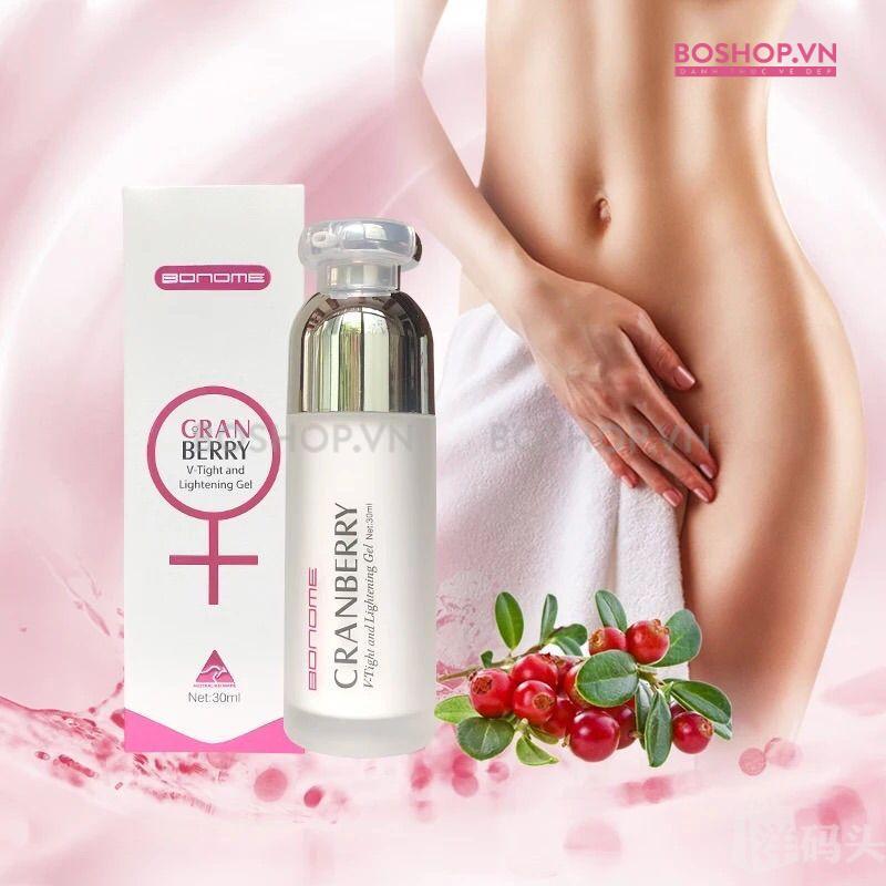 Gel Vùng Kín Bonome Cranberry V Tight & Lightening 30ml