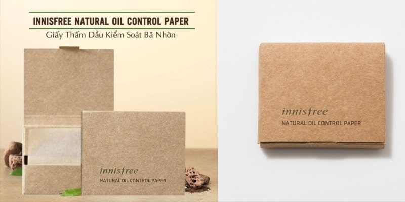 Giấy thấm dầu Innisfree Natural Oil Control Paper 50 tờ 