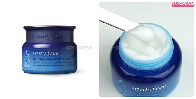 Kem dưỡng ẩm Innisfree Jeju Lava Seawater Cream - Bí quyết giúp da săn chắc