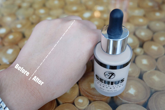 Chất kem lỏng nhẹ, che phủ tốt, không tắc nghẽn lỗ chân lông