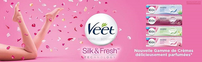 Những sản phẩm kem tẩy lông của Veet 