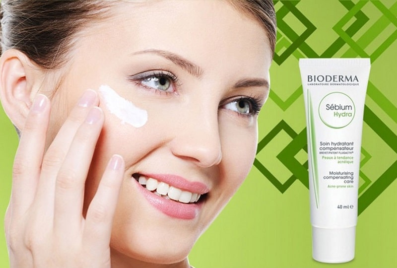 Kem trị mụn Bioderma Sébium Hydra giúp cải thiện mụn hiệu quả