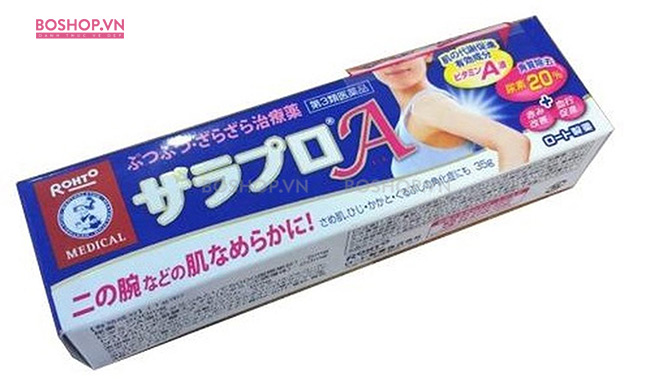 Kem trị viêm nang lông Rohto Mentholatum Zarapuro 35gr