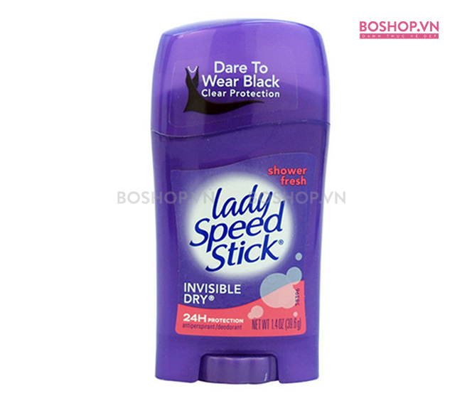 Lăn khử mùi Lady Speed Stick Shower Fresh 39.6gr mùi hương tươi mát