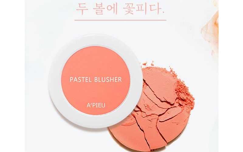 Má hồng dạng kem A’Pieu Pastel Blusher CR04 tone cam cá tính