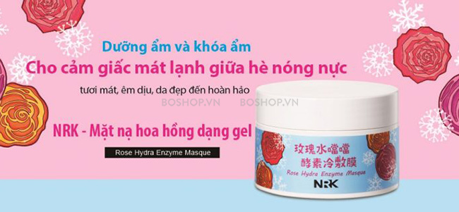 Mặt nạ Naruko Rose Hydra Enzyme Masque 100ml chiết xuất từ cánh hoa hồng thượng hạng