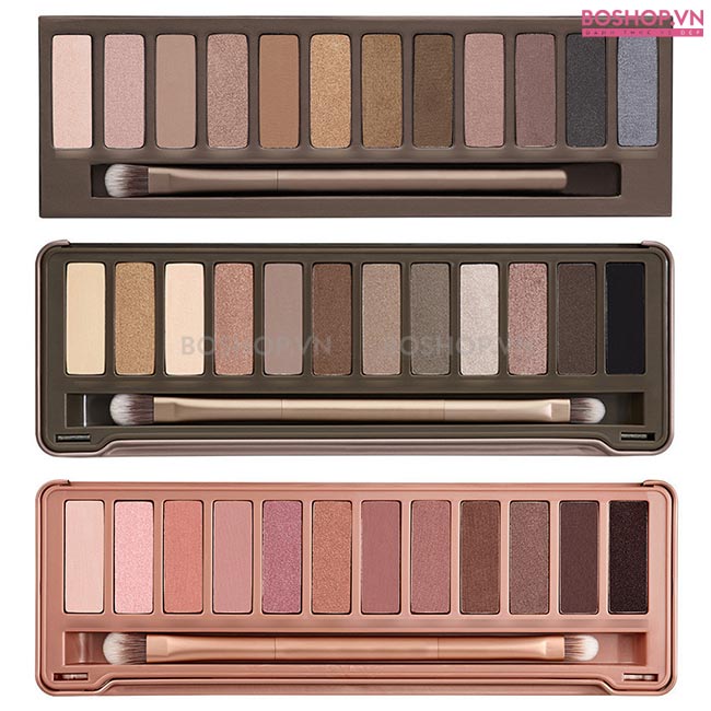 Phấn mắt Urban Decay Naked2 Eyeshadow Palette gồm 12 màu dễ dàng lựa chọn phối hợp phong cách