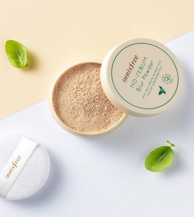 Phấn phủ dạng bột Innisfree No-Sebum Blur Powder