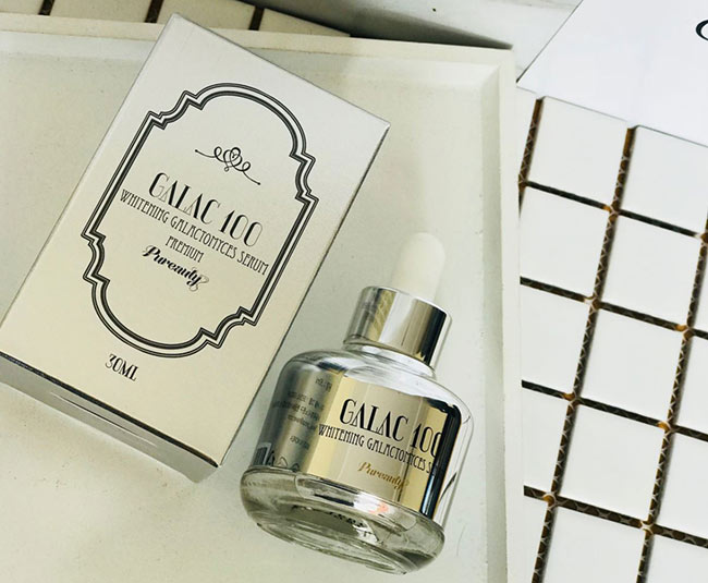 Serum dưỡng trắng Pureauty Galac 100 Whitening Galactomyces 30ml