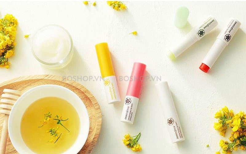 Son dưỡng Innisfree Canola Honey Lip Balm chiết xuất từ mật ong và tinh giàu hạt cải Canolo