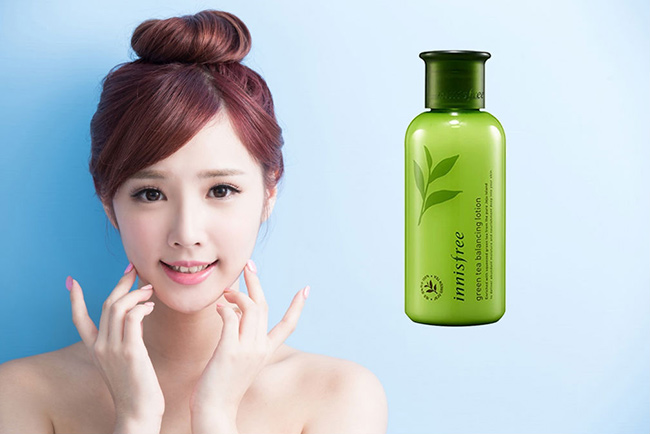 Sữa dưỡng trà xanh Innisfree Green Tea Balancing se khít lỗ chân lông hạn chế bã nhờn