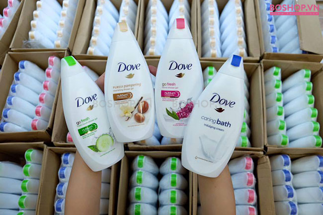 Phân loại sữa tắm Dove Go Fresh 