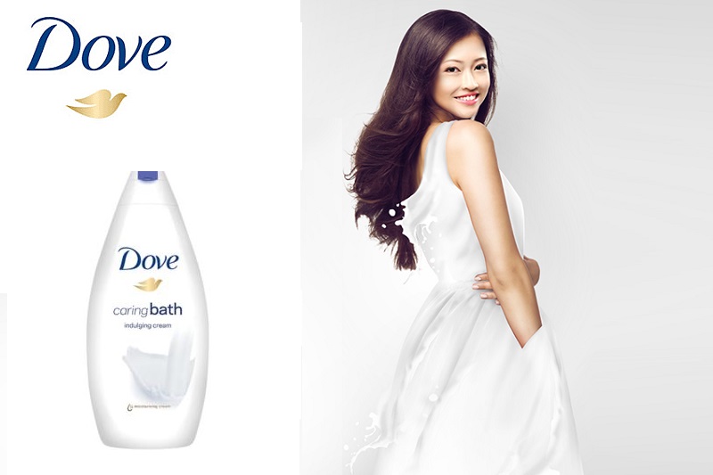 Sữa tắm Dove Indulging Cream Caring Bath 500ml 