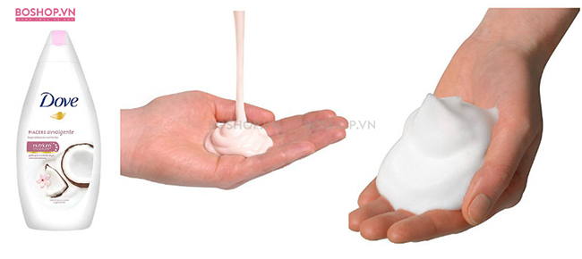 Sữa tắm bổ sung độ ẩm cho da mềm mịn
