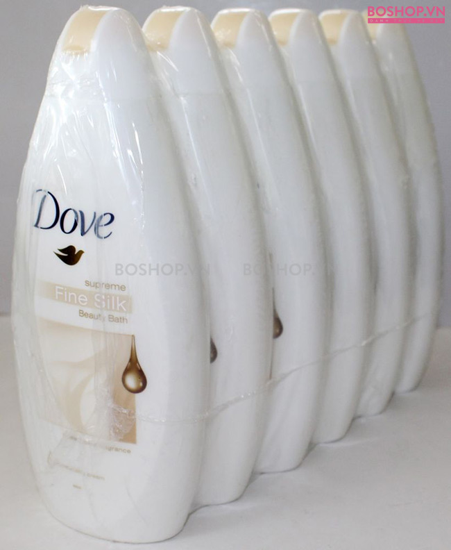 Sữa tắm dưỡng ẩm Dove Supreme Fine Silk 500ml