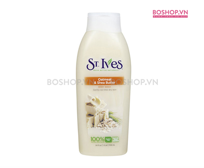 Sữa tắm dưỡng ẩm St.Ives Oatmeal & Shea Butter 709ml