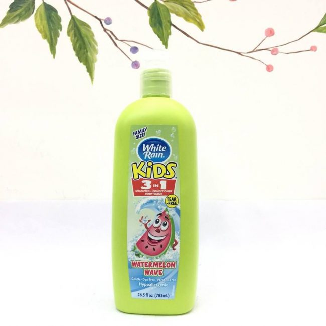 Sữa tắm gội xả cho trẻ em White Rain Kids 3 In 1 Watermelon 783ml