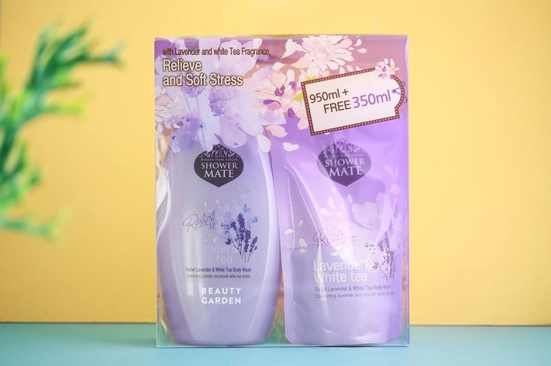 Khuyến mãi khủng bộ sữa tắm Shower Mate Lavender White Tea đang diễn ra tại các cửa hàng mỹ phẩm chính hãng BOSHOP.VN
