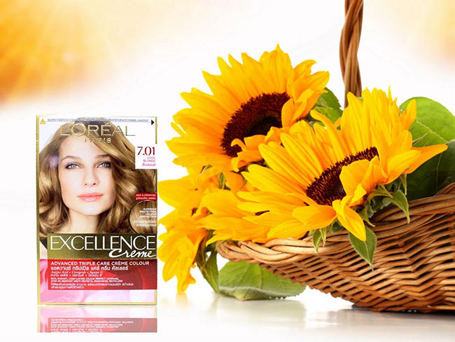 Thuốc nhuộm tóc L’Oreal 7.01 Cool Blonde thành phần lành tính, không kích ứng, không hóa chất độc hại
