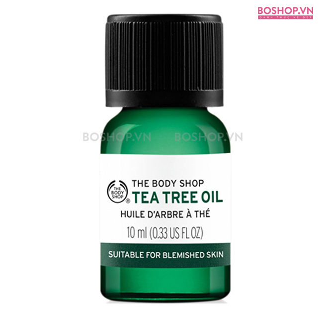 Tinh dầu tràm trị mụn The Body Shop Tea Tree Oil 10ml chiết xuất từ lá tràm trà tinh khiết