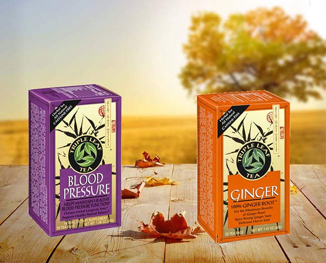 Trà gừng giảm đau dạ dày Triple Leaf Tea Ginger 20 gói hành phần từ hơn 20 loại thảo mộc khác nhau