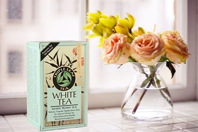 Trà thanh lọc cơ thể Triple Leaf White Tea 20 gói chiết xuất từ lá trà trắng thiên nhiên