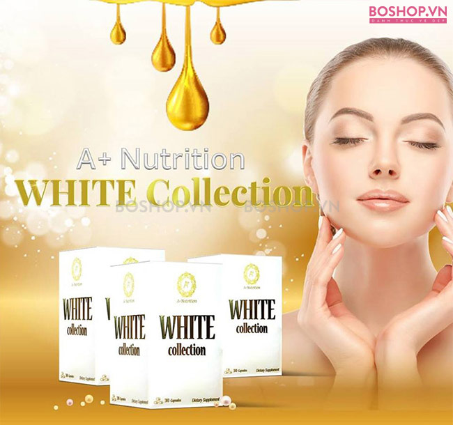 Trắng da trị nám A+ Nutrition White Collection 60 viên