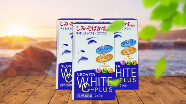 Viên uống Kokando Neovita White C Plus 240 viên ngăn chặn quá trình sản sinh hắc tố melanin, làm đều màu da