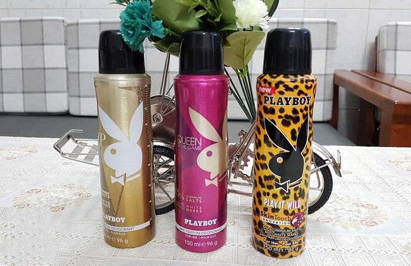 Xịt khử mùi Playboy Super Playboy sở hữu thiết kế đơn giản, tiện lợi