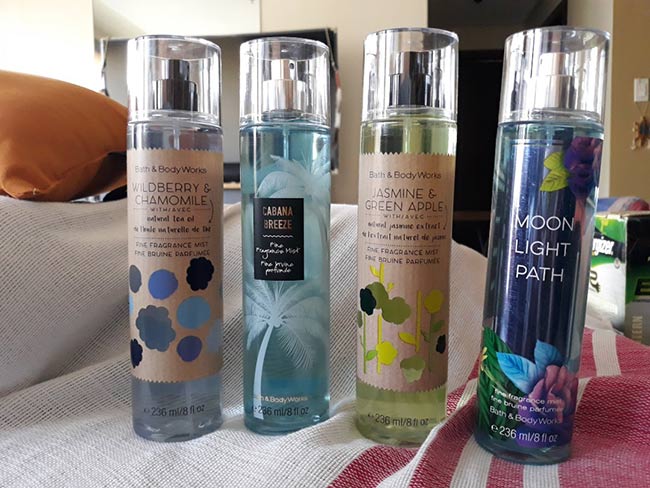 Xịt thơm Bath & Body Works Cabana Breeze Fine Fragrance Mist 236ml khả năng lưu hương khoảng 5-6 tiếng