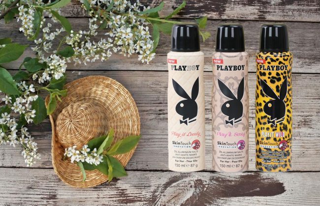 Xịt thơm Body Playboy Skin Touch Innovation Play It Wild 150ml thời gian khử mùi có thể lên tới 24 tiếng