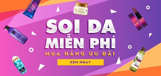 Dịch vụ soi da miễn phí thường niên cho khách hàng BOSHOP tại chi nhánh 153 Nguyễn Cư Trinh, Quận 1