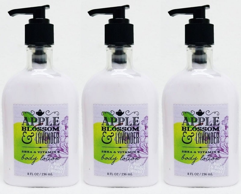 Dưỡng thể Bath & Body Works Apple Blossom Lavender Body Lotion 236ml chiết xuất từ thiên nhiên