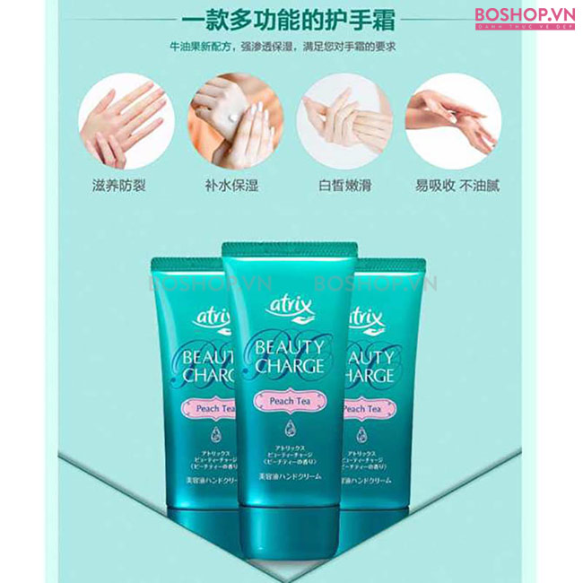 Được chiết xuất từ những thành phần tự nhiên như cam, đào, hoa hồng