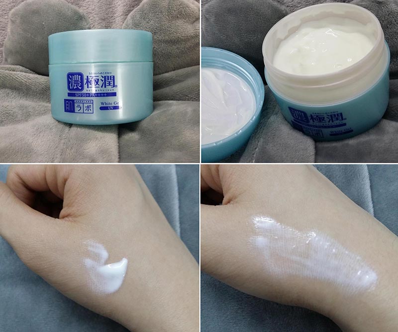 Kem dưỡng trắng Hada Labo White Gel SPF 50+ PA++++ chăm sóc da mặt tốt và chống nắng hiệu quả cao.