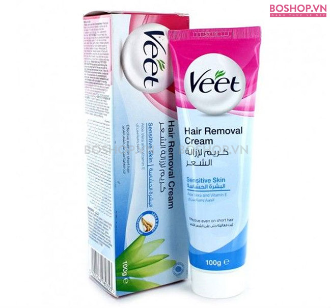 Kem tẩy lông Veet Sensitive Skin Hair Removal Cream 100ml