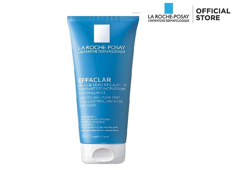 Mặt nạ bùn cho da dầu mụn La Roche Posay Effaclar Shine Control Clay Mask 100ml