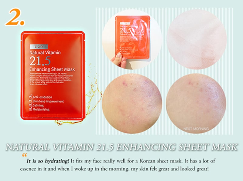 Mặt nạ dưỡng ẩm mát dịu da By Wishtrend Natural Vitamin 21.5 Enhancing Sheet Mask