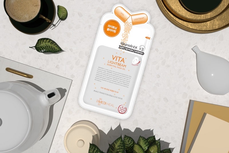 Mặt nạ Mediheal Vita Lightbeam Essential thích hợp da tối màu, da không đều màu