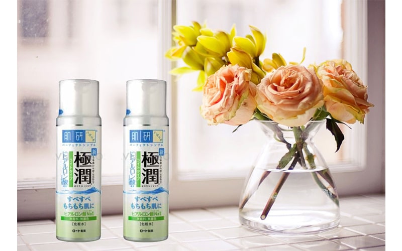 Nước hoa hồng dưỡng ẩm HadaLabo 170ml xanh lá an toàn cho da