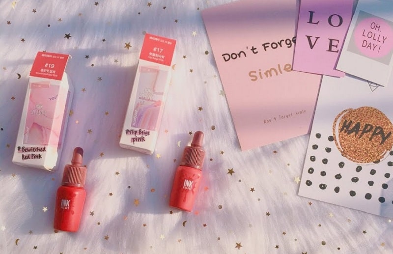 Peripera Ink Velvet với tone hồng làm chủ đạo khiến các cô gái thêm ngọt ngào, tự tin và cuốn hút.