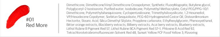 Son lì Secret Key Sweet Glam Velvet Tint #Red More