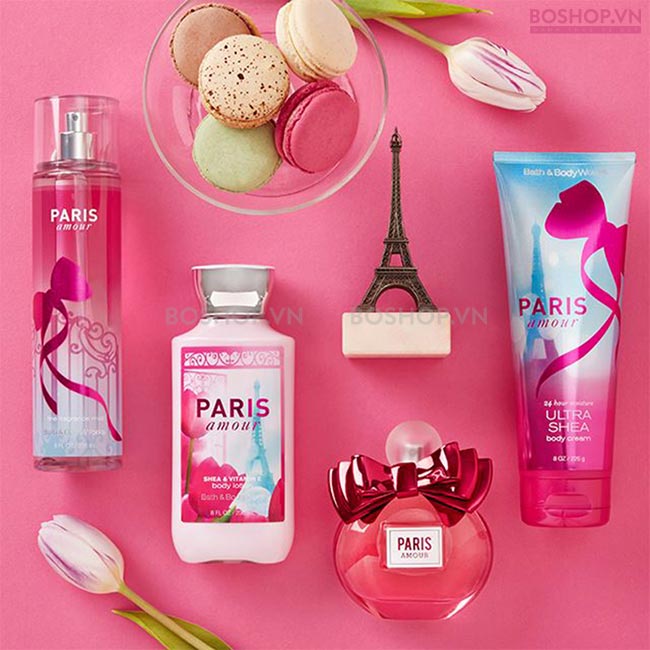 Sữa dưỡng thể Bath & Body Works Paris Amour 236ml dưỡng ẩm da hiệu quả